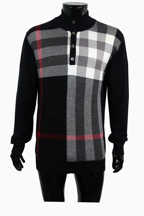 maglione con toppe burberry|Maglioni e felpe con zip di Burberry da uomo .